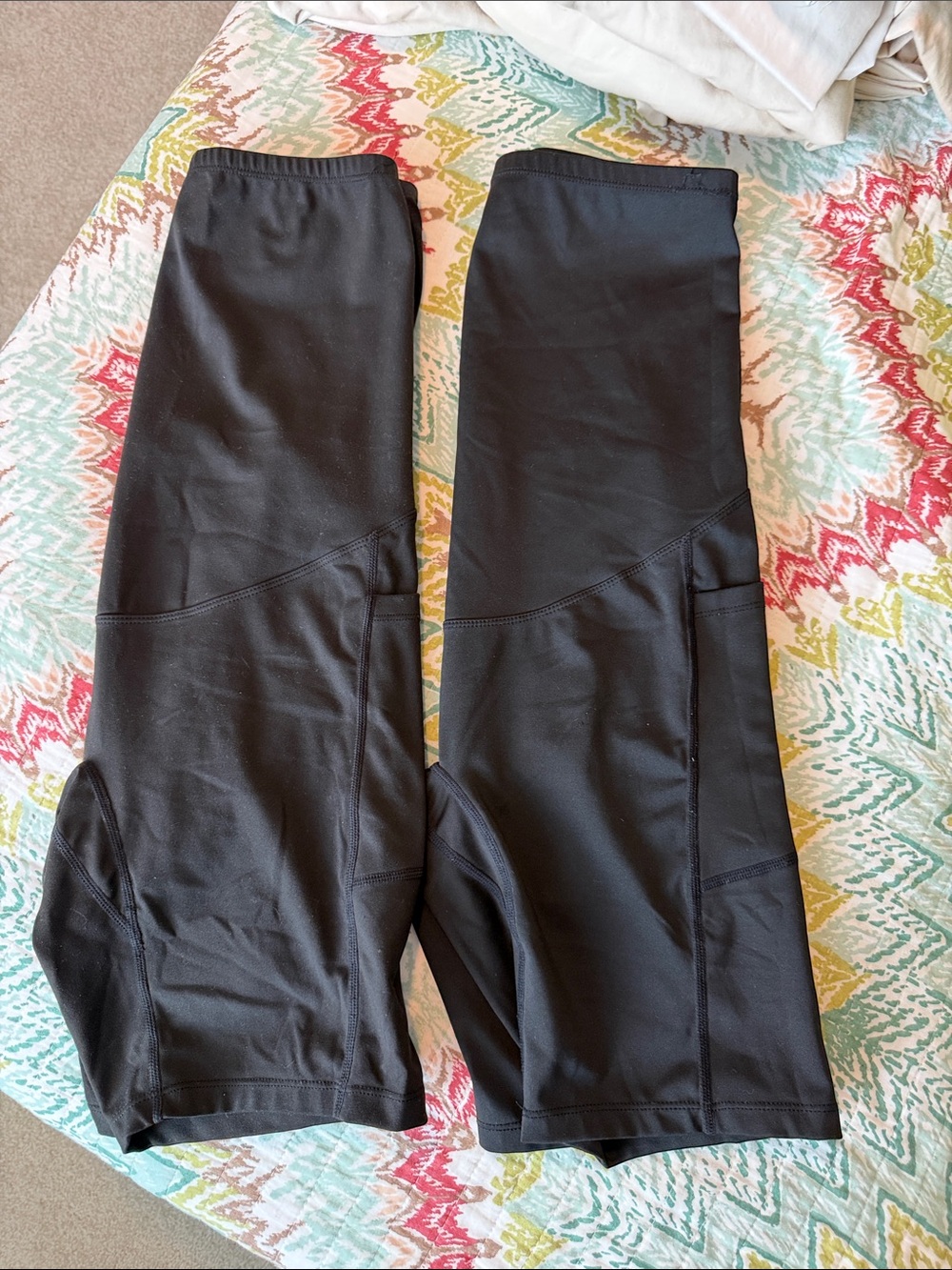 Maternity 2 -Women's Black Bike Shorts - High-Performance Activewear